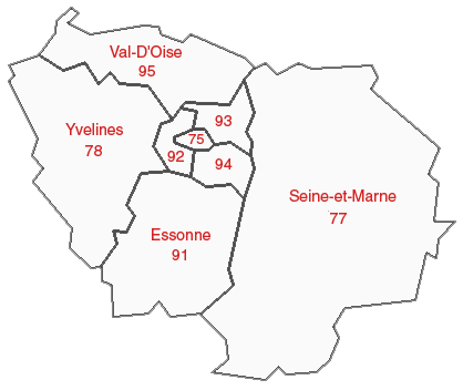 Carte magiciens Ile-de-France