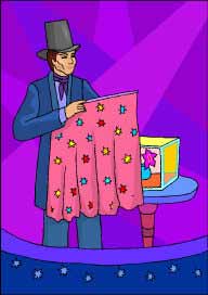 magicien avec chapeau