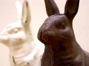 Un lapin en chocolat