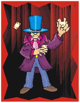 Dessin de spectacle de magie