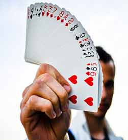 Tour de cartes pour une prestation 